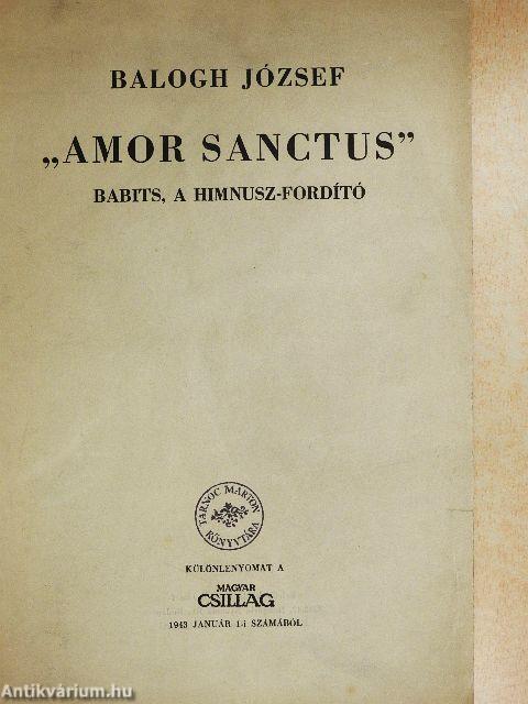 "Amor Sanctus"