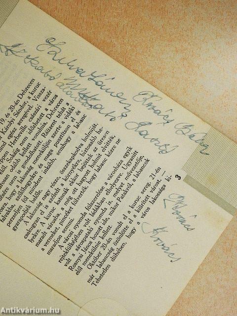 Debrecen város és a Tiszántúli református egyházkerület tulajdonát tevő könyvnyomda fejlődésének rövid története