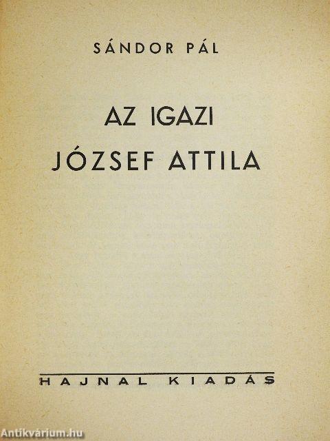 Az igazi József Attila