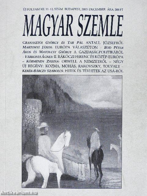 Magyar Szemle 2003. december