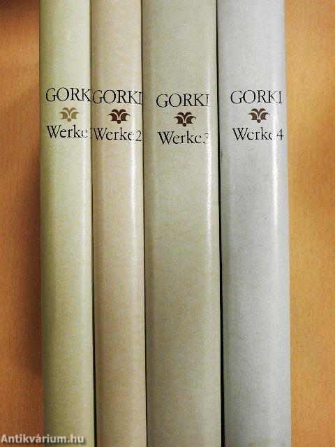 Maxim Gorki Werke in vier Bänden 1-4