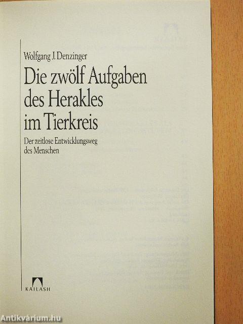 Die zwölf Aufgaben des Herakles im Tierkreis