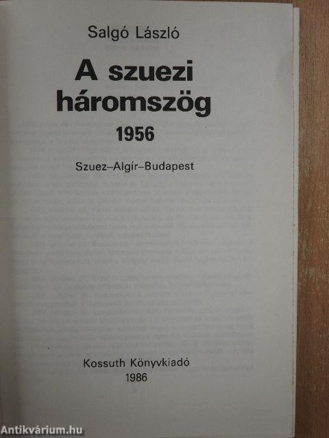 A szuezi háromszög 1956