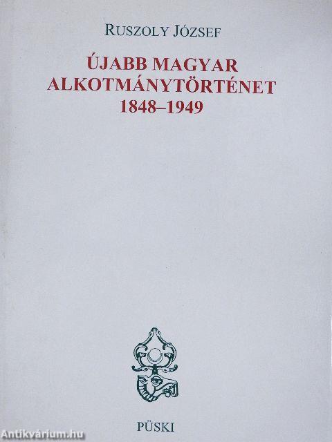 Újabb magyar alkotmánytörténet