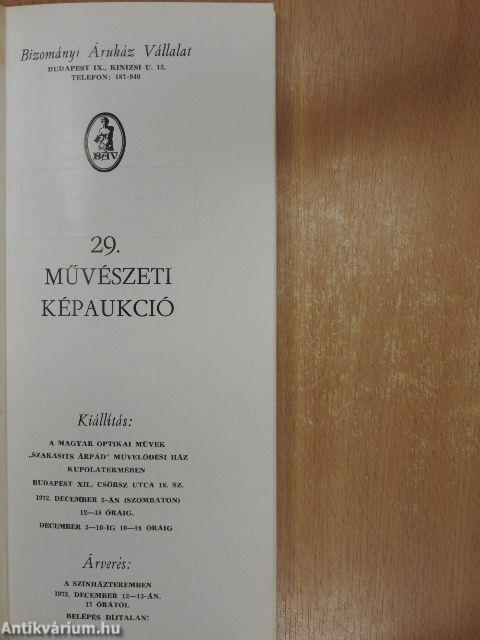 Bizományi Áruház Vállalat 29. képaukció