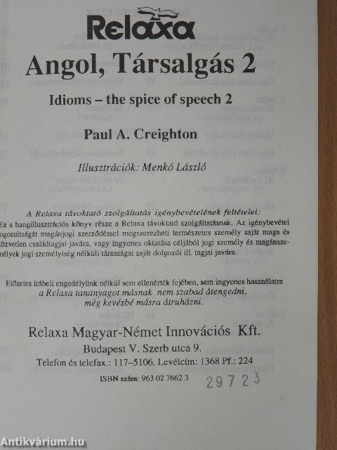 Relaxa Angol, Társalgás-2 - 6 db kazettával