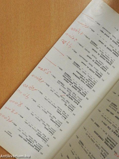 Bizományi Áruház Vállalat 38. képaukció