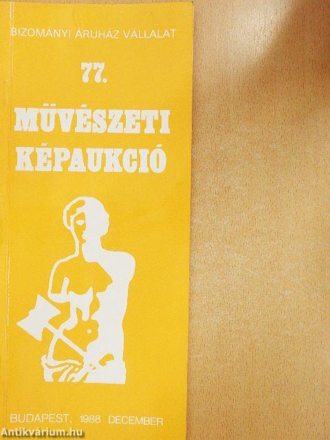 Bizományi Áruház Vállalat 77. képaukció