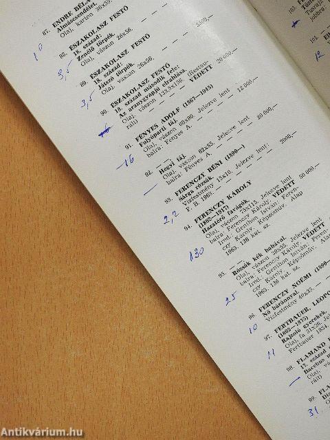 Bizományi Áruház Vállalat 41. képaukció