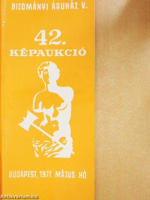 Bizományi Áruház Vállalat 42. képaukció