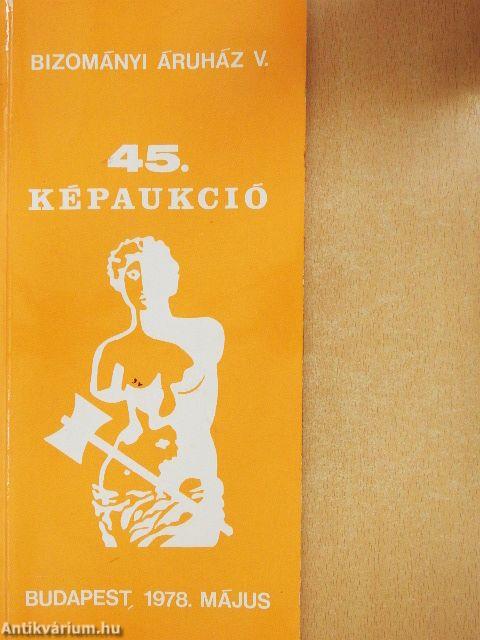Bizományi Áruház Vállalat 45. képaukció