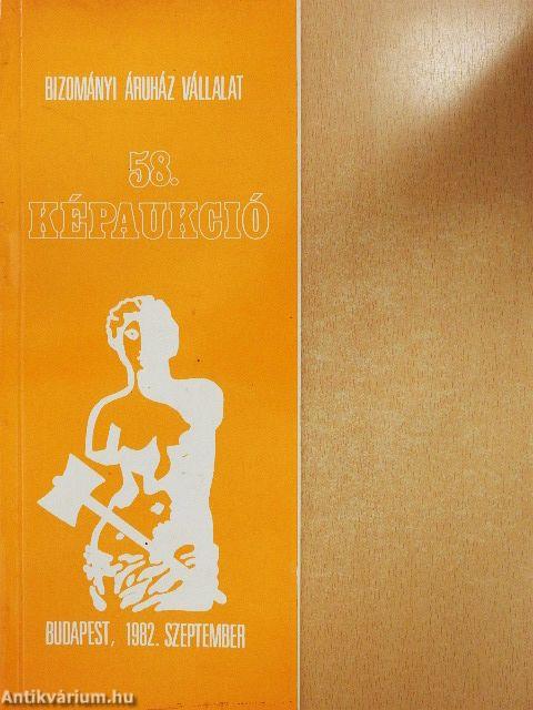 Bizományi Áruház Vállalat 58. képaukció