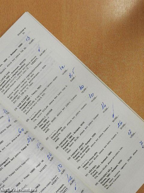 Bizományi Áruház Vállalat 69. képaukció