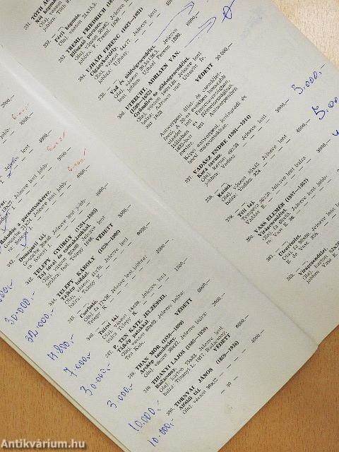 Bizományi Áruház Vállalat 27. képaukció