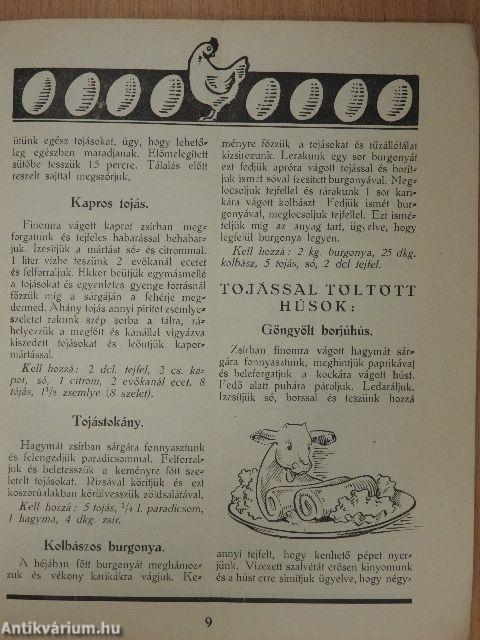 Tojás a háztartásban