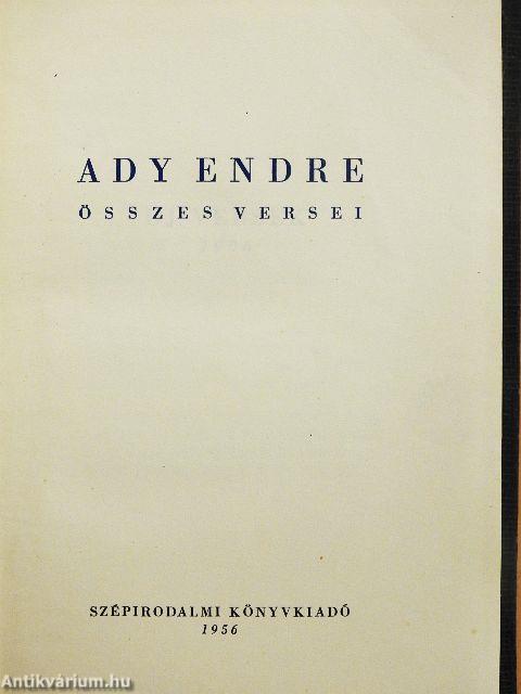 Ady Endre összes versei I-II.