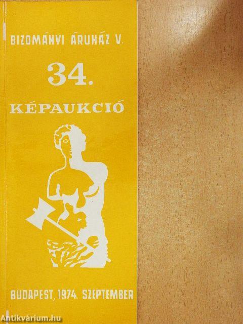 Bizományi Áruház Vállalat 34. képaukció