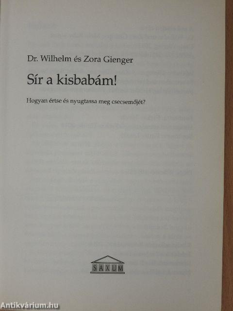 Sír a kisbabám