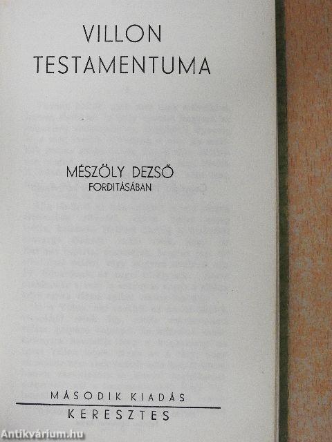 Villon testamentuma
