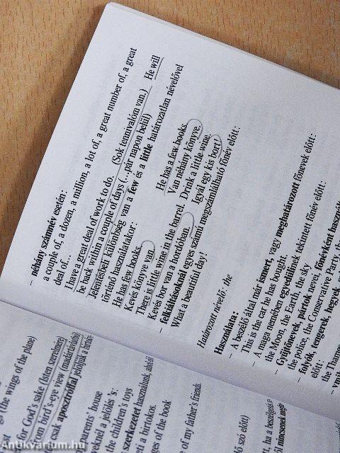 Angol kisokos - Nyelvtani összefoglaló