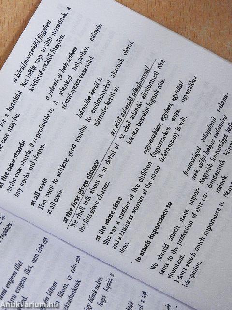 Angol beszédfordulatok