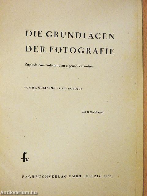 Die Grundlagen der Fotografie