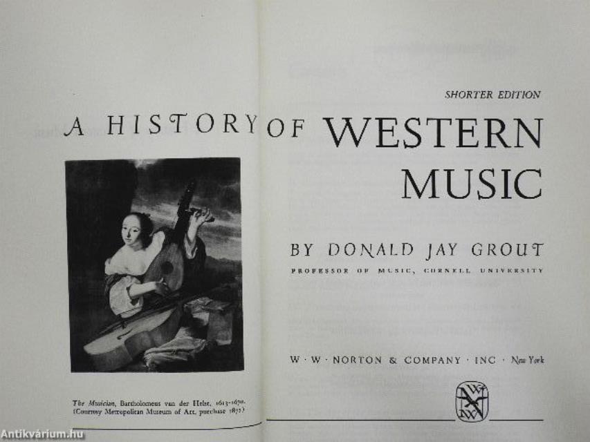 A History of Western Music