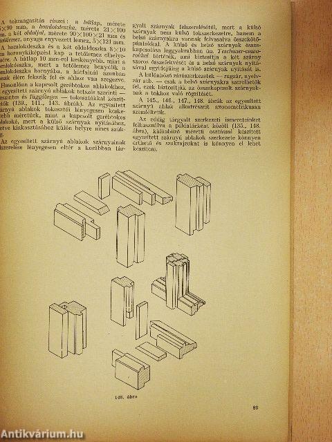 Épületasztalosipari szerkezettan és szakrajz
