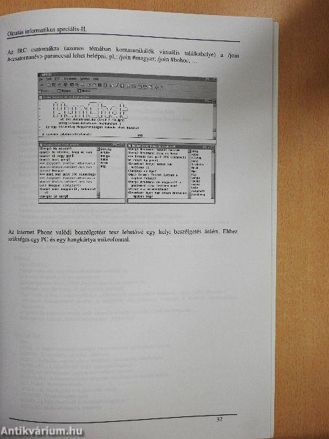 Oktatás informatikus Speciális tantárgyi modul II.