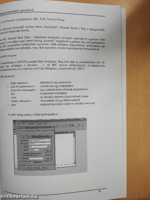 Oktatás informatikus Speciális tantárgyi modul II.