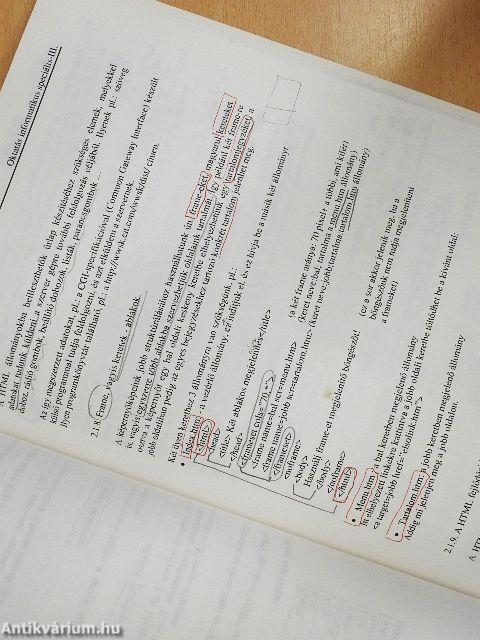 Oktatás informatikus Speciális tantárgyi modul III.