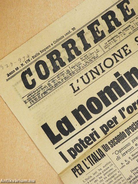Corriere della Sera 27 Luglio 1943