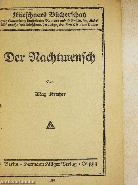 Der Nachtmensch (gótbetűs)
