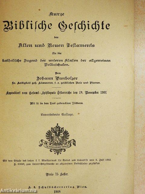 Kurze Biblische Geschichte des Alten und Neuen Testaments (gótbetűs)