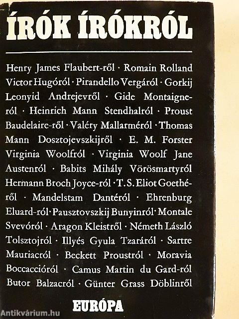 Írók írókról