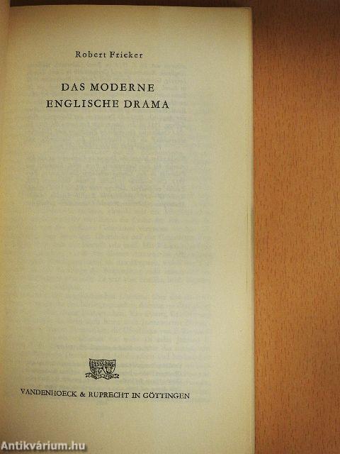 Das moderne englische Drama