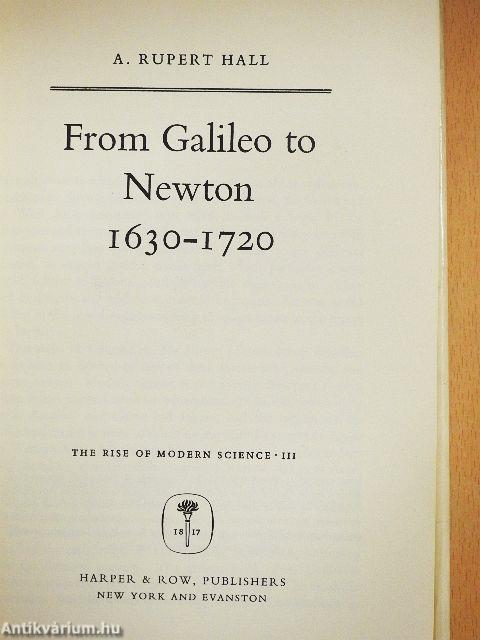 From Galileo to Newton 