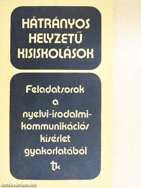 Hátrányos helyzetű kisiskolások
