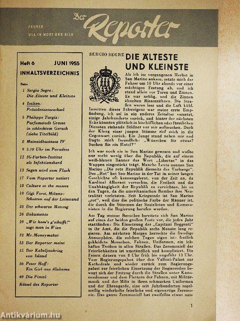 Der Reporter 1955/6.