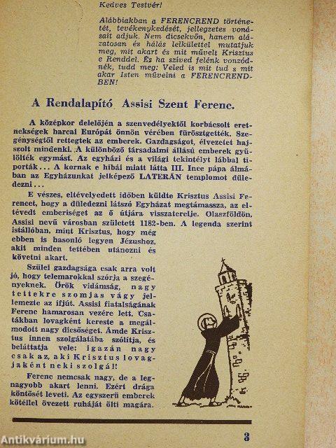 Érdekel a Ferencrend?