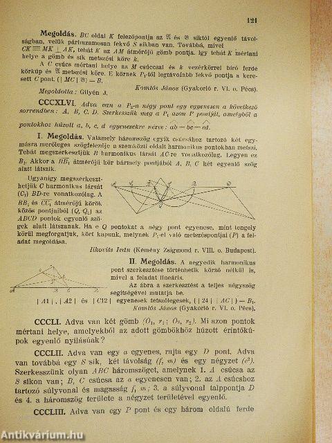 Középiskolai matematikai és fizikai lapok 1935. december 15.
