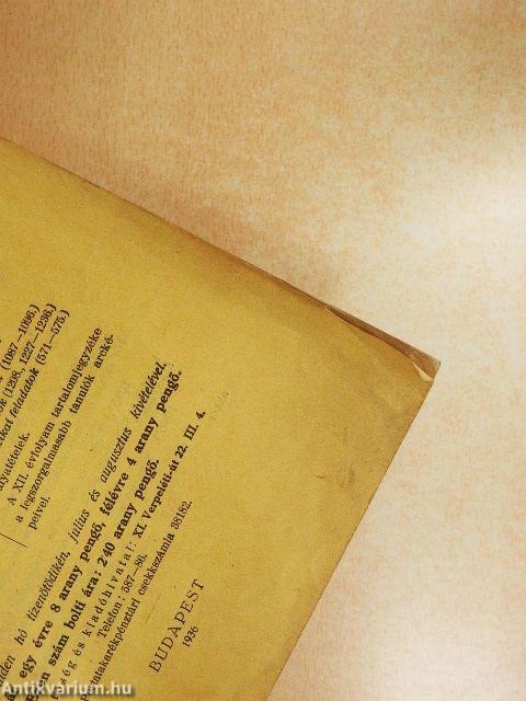 Középiskolai Matematikai és Fizikai Lapok 1936. május-junius