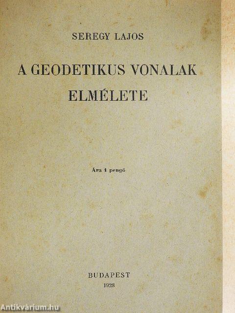 A geodetikus vonalak elmélete