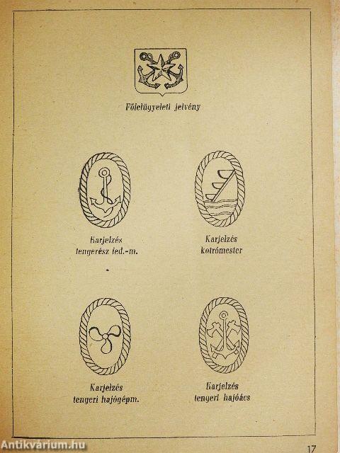 Magyar hajósdolgozók egyenruha szabályzata