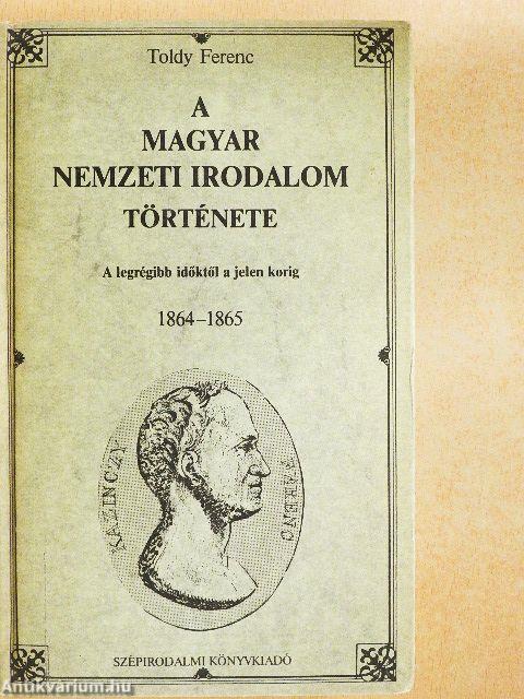 A magyar nemzeti irodalom története