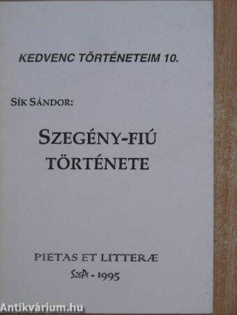 Szegény-fiú története