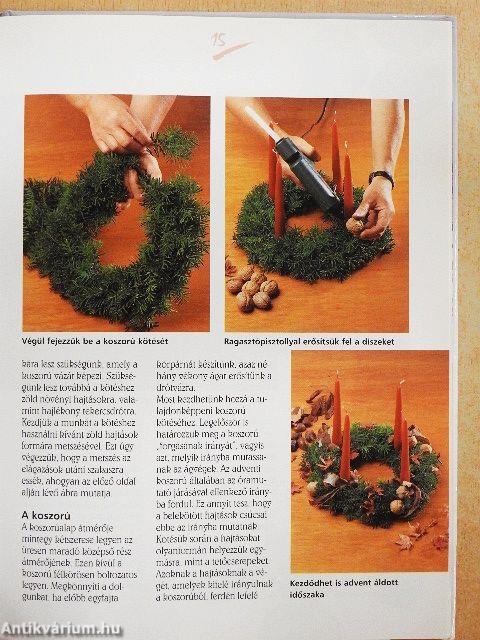 Adventi díszek a természet kincseiből