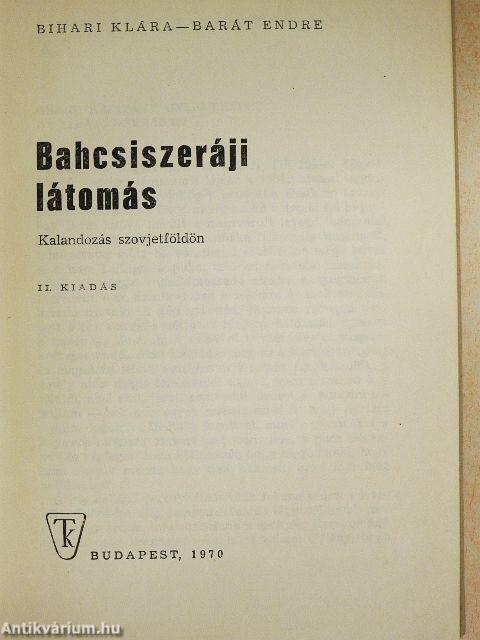 Bahcsiszeráji látomás