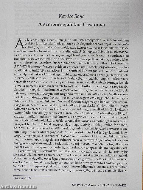 A szerencsejátékos Casanova