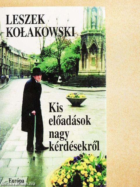 Kis előadások nagy kérdésekről